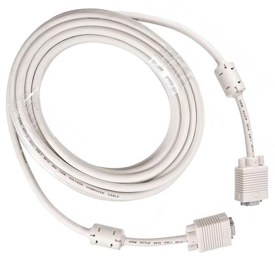 Кабель Buro CAB016S-10M VGA (m) VGA (m) 10м феррит.кольца серый фото 1