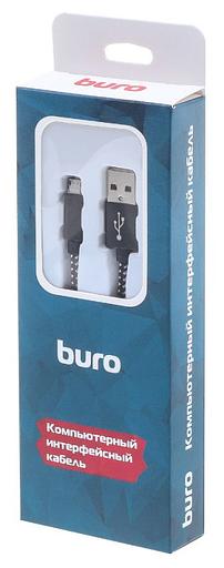 Кабель Buro Braided BHP RET MICUSB-BR USB (m)-micro USB (m) 1м черный фото 4