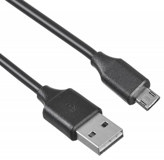 Кабель Buro Reversible BHP MICROUSB 1M USB (m)-micro USB (m) 1м черный фото 2