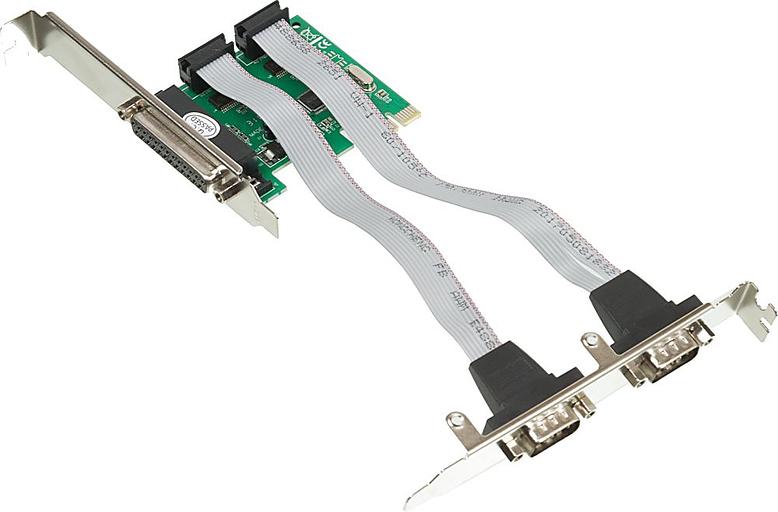 Контроллер PCI-E WCH382 1xLPT 2xCOM Ret фото 1