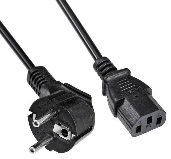 Кабель Buro AN23-1000-3 IEC C13 Евровилка 3м фото 3