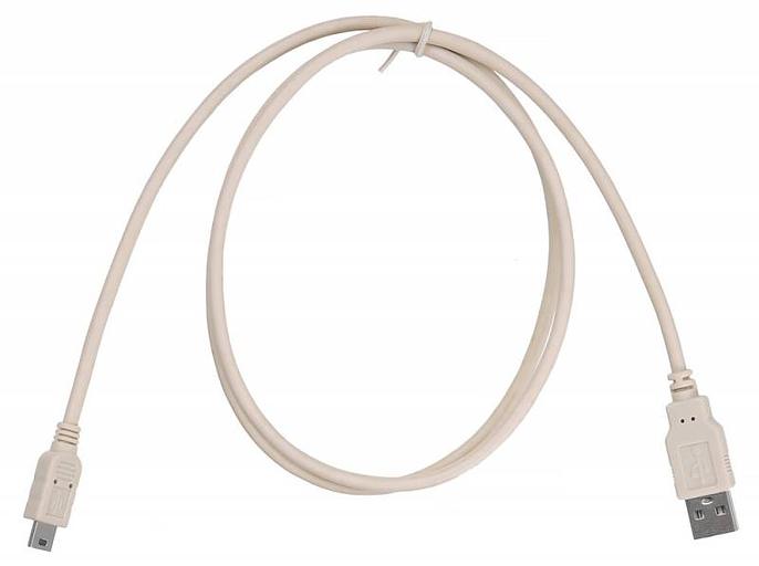 Кабель Buro USB2.0-M5P-1 USB A(m) mini USB B (m) 1м серый фото 2