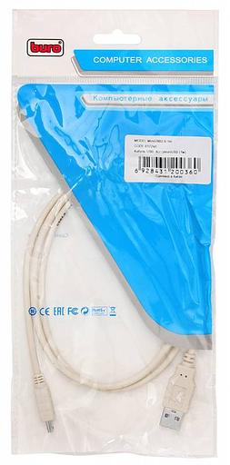 Кабель Buro USB2.0-M5P-1 USB A(m) mini USB B (m) 1м серый фото 4