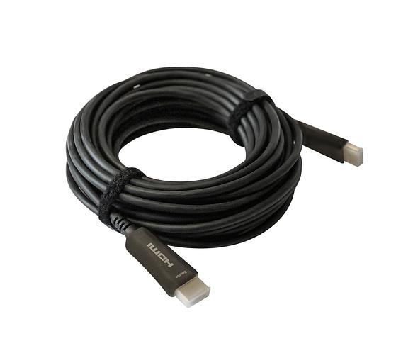 Кабель аудио-видео Digma HDMI 2.0 AOC HDMI (m)/HDMI (m) 50м. Позолоченные контакты черный (BHP AOC 2.0-50) фото 1