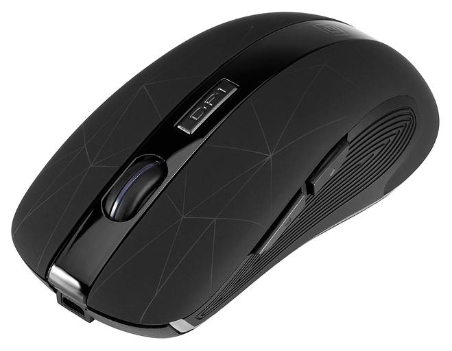 Мышь Оклик 976GW черный оптическая (1600dpi) беспроводная USB (6but) фото 2