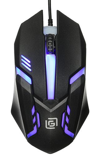 Мышь Оклик 396M INSOMNIA черный оптическая (1000dpi) USB (3but) фото 1