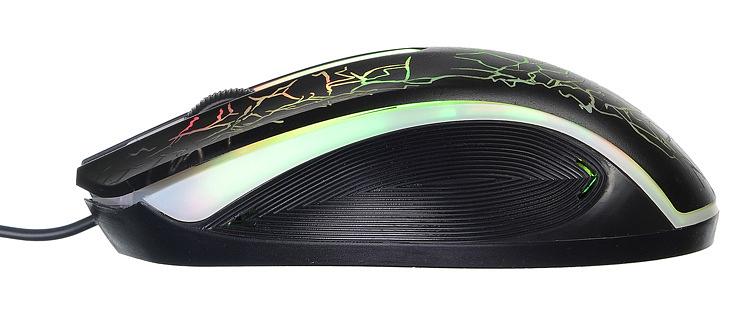 Мышь Оклик 395M SHADOW черный оптическая (1000dpi) USB (3but) фото 7