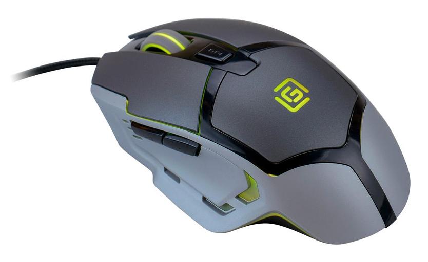 Мышь Оклик 915G HELLWISH V2 черный/серый оптическая (2400dpi) USB (6but) фото 5