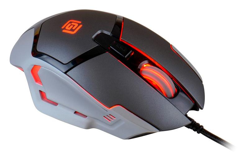 Мышь Оклик 915G HELLWISH V2 черный/серый оптическая (2400dpi) USB (6but) фото 8