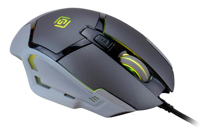 Мышь Оклик 915G HELLWISH V2 черный/серый оптическая (2400dpi) USB (6but) фото 9