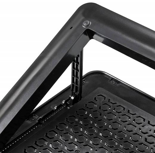 Подставка для ноутбука Buro BU-LCP170-B214 17"398x300x29мм 2xUSB 2x 140ммFAN 926г металлическая сетка/пластик черный фото 7