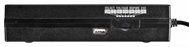 Блок питания Buro BUM-1129М120 ручной 120W 12V-20V 11-connectors 1xUSB 2A от бытовой электросети фото 4