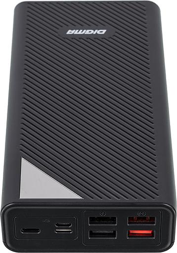 Мобильный аккумулятор Digma Power Delivery DGP-30000-4U 30000mAh 3A QC PD 22.5W 4xUSB черный (DGP-30000-4U-B) фото 5