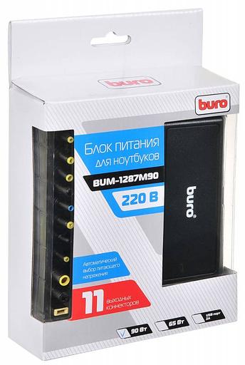 Блок питания Buro BUM-1287M90 автоматический 90W 18.5V-20V 11-connectors от бытовой электросети фото 7