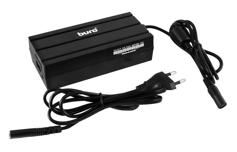 Блок питания Buro BUM-1187H90 ручной 90W 12V-20V 11-connectors от бытовой электросети LED индикатор фото 1