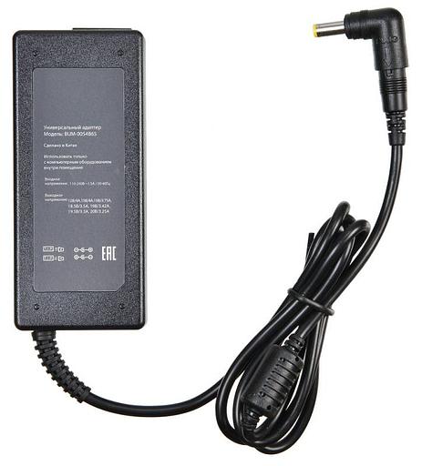 Блок питания Buro BUM-0054B65 автоматический 65W 18.5V-20V 11-connectors 4A от бытовой электросети LED индикатор фото 3