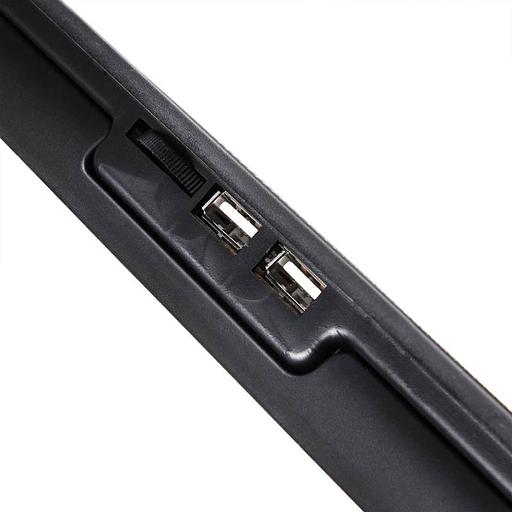 Подставка для ноутбука Buro BU-LCP156-B214H 15.6"355x255x30мм 2xUSB 2x 140ммFAN 900г металлическая сетка/пластик черный фото 7