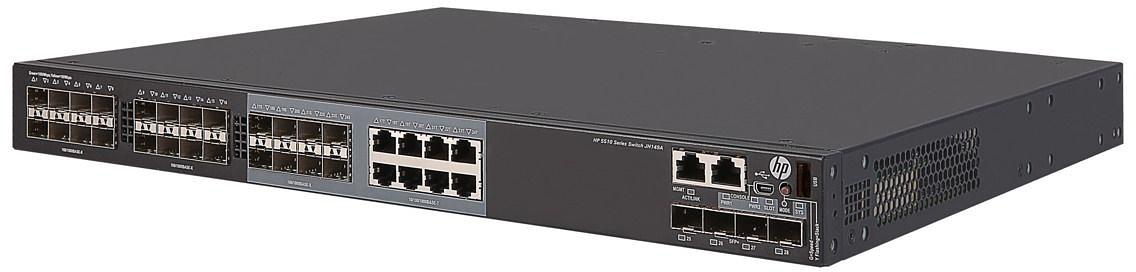 Сетевой коммутатор Hewlett Packard Enterprise HPE FlexNetwork 5510 HI, 24G, SFP, 4SFP+, 1 слот (JH149A) фото 2