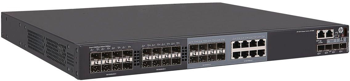 Сетевой коммутатор Hewlett Packard Enterprise HPE FlexNetwork 5510 HI, 24G, SFP, 4SFP+, 1 слот (JH149A) фото 3