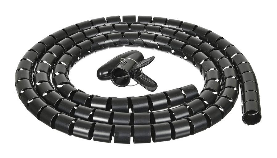 Кабельный органайзер Buro BHP CG252B Spiral Hose 25x2000mm Black фото 1