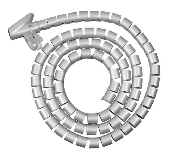 Кабельный органайзер Buro BHP CG252S Spiral Hose 25x2000mm Silver фото 2