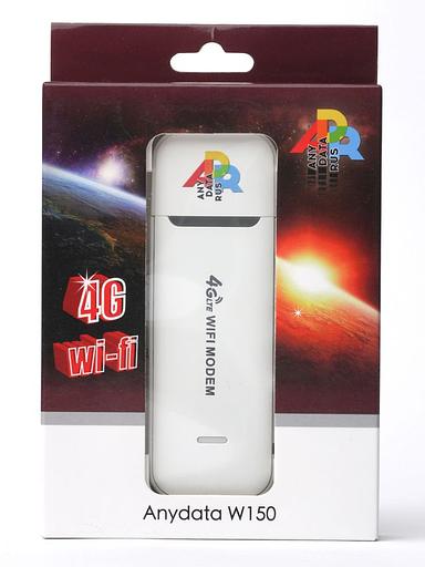 Модем 3G/4G Anydata W150 USB Wi-Fi Firewall +Router внешний белый фото 6