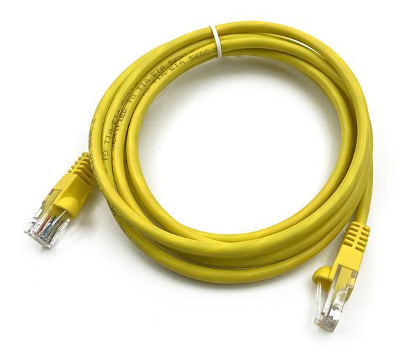 Патч-корд Buro UTP 4 пары cat5E CCA molded 2м желтый RJ-45 (m)-RJ-45 (m) фото 1