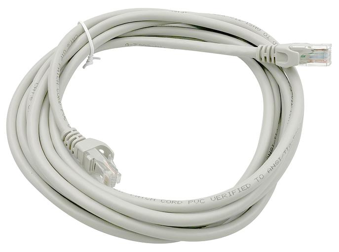 Патч-корд Buro UTP 4 пары cat6 CCA molded 3м серый RJ-45 (m)-RJ-45 (m) фото 3