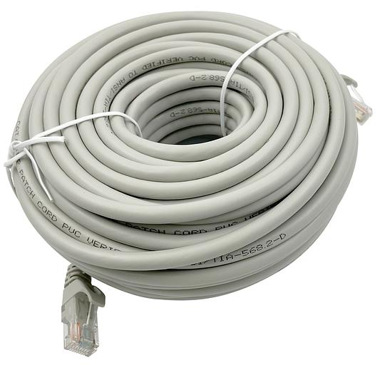 Патч-корд Buro UTP 4 пары cat6 CCA molded 20м серый RJ-45 (m)-RJ-45 (m) фото 3