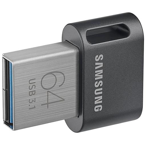 Флеш Диск Samsung 64Gb Fit Plus MUF-64AB/APC USB3.1 черный фото 2