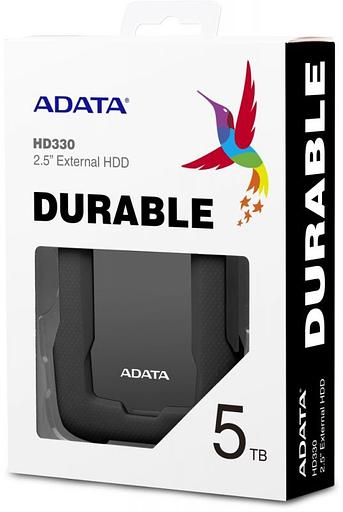 Жесткий диск A-Data USB 3.0 5Tb AHD330-5TU31-CBK HD330 DashDrive Durable 2.5" черный фото 3