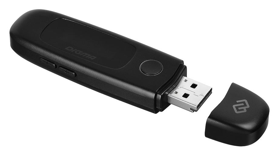 Плеер Flash Digma U4 8Gb черный/0.91"/FM/microSDHC фото 4