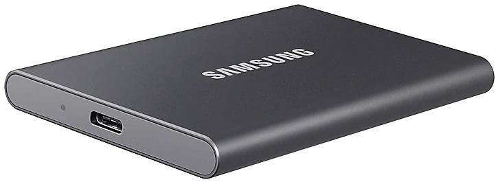 Накопитель SSD Samsung USB-C 2Tb MU-PC2T0T/WW T7 1.8" черный фото 3