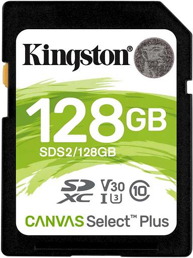 Флеш карта SDXC 128Gb Class10 Kingston SDS2/128GB Canvas Select Plus w/o adapter фото 1