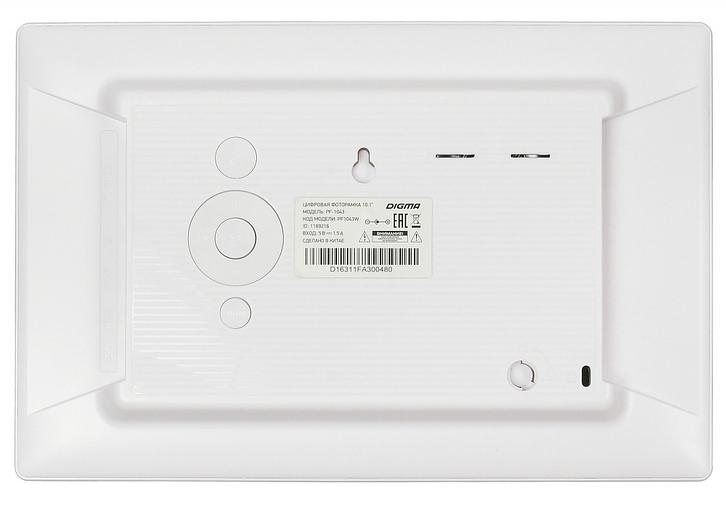 Фоторамка Digma 10.1" PF-1043 IPS 1280x800 белый пластик ПДУ Видео фото 5