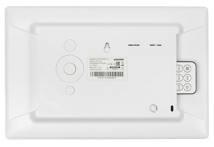 Фоторамка Digma 10.1" PF-1043 IPS 1280x800 белый пластик ПДУ Видео фото 6