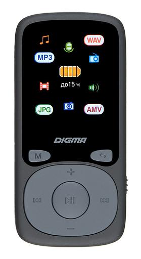 Плеер Hi-Fi Flash Digma B4 8Gb черный/1.8"/FM/microSDHC фото 1