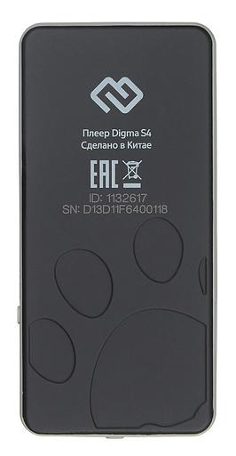 Плеер Hi-Fi Flash Digma S4 8Gb черный/серый/1.8"/FM/microSDHC фото 3