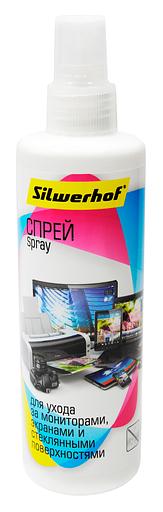 Спрей Silwerhof для экранов мониторов/плазменных/ЖК телевизоров/ноутбуков 250мл фото 1
