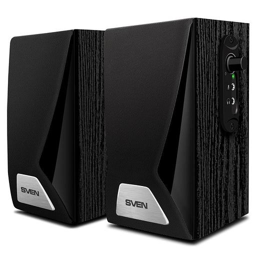 Колонки Sven SPS-555 2.0 черный 6Вт фото 2