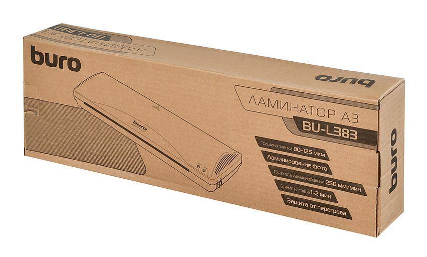 Ламинатор Buro BU-L383 белый (OL383) A3 (80-125мкм) 25см/мин (2вал.) лам.фото фото 9