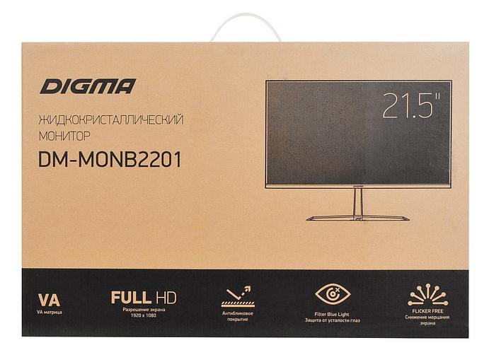 Монитор Digma 21.5" DM-MONB2201 стальной VA LED 5ms 16:9 HDMI матовая 200cd 178гр/178гр 1920x1080 D-Sub FHD 1.9кг фото 10