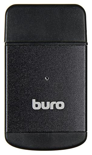 Устройство чтения карт памяти USB2.0 Buro BU-CR-3103 черный фото 1