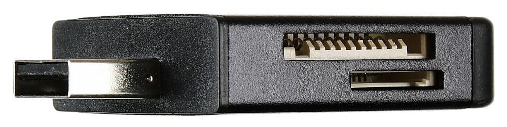Устройство чтения карт памяти USB2.0 Buro BU-CR-3103 черный фото 3