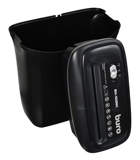 Шредер Buro Home BU-S506C (секр.P-4) фрагменты 5лист. 12лтр. пл.карты фото 6