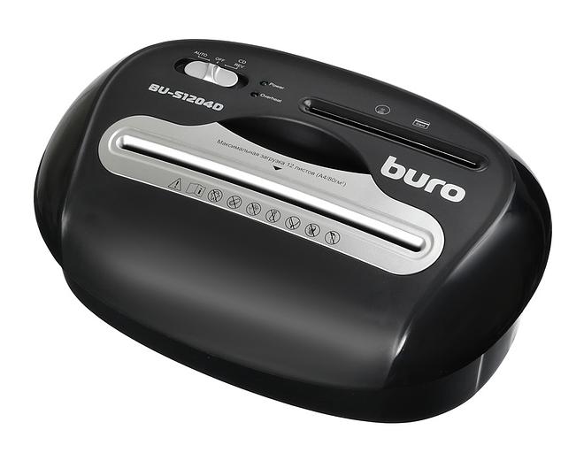 Шредер Buro Office BU-S1204D (секр.P-4) фрагменты 12лист. 21лтр. пл.карты CD фото 4