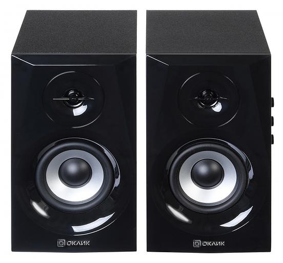 Колонки Оклик OK-166 BT 2.0 черный 40Вт BT фото 2