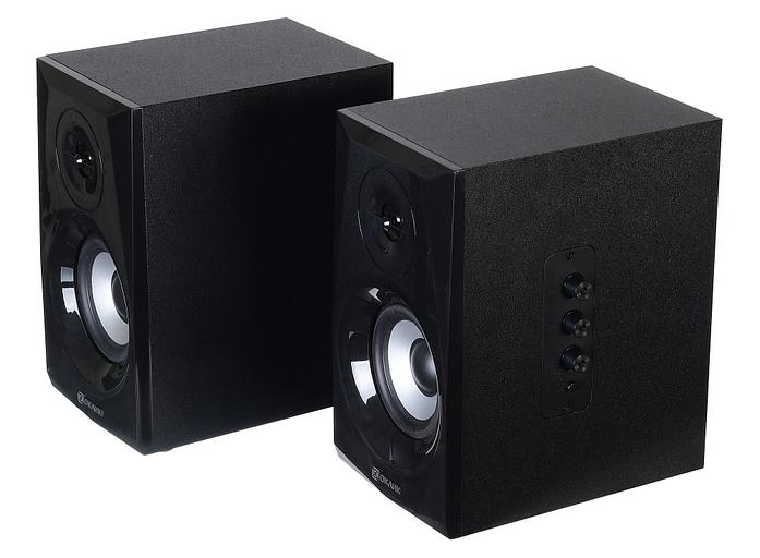 Колонки Оклик OK-166 BT 2.0 черный 40Вт BT фото 3