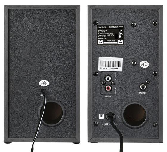 Колонки Оклик OK-164 2.0 черный 30Вт фото 4