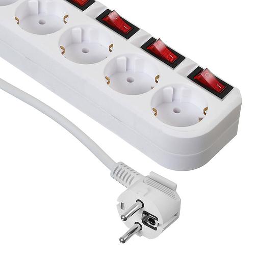 Сетевой фильтр Buro 500SH-5-SW-W 5м (5 розеток) белый (коробка) фото 3